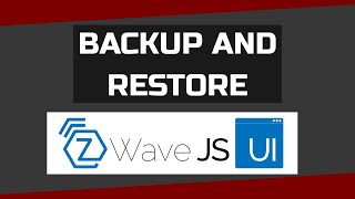 How To Backup Your Z-Wave Network with Z-Wave JS UI!