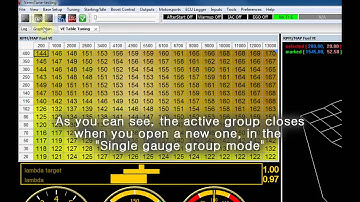 VemsTune Tutorials - E17 - View Menu