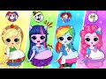 If digital circus pregnant  mlp twilight sparkle  friends  diys paper doll  craft