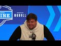 Jackson Powers-Johnson NFL Combine Interview On Jason Kelce, 2024 Senior Bowl, Food & More!