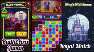 King's Nightmare  Royal Match | Most Difficult Level | Train Station | Dream Games #RudhiViru Games screenshot 2