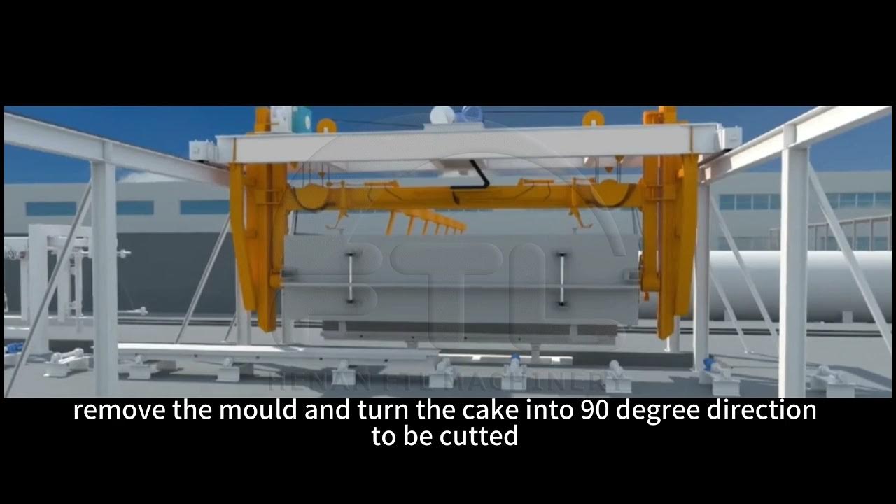 ALC panel production line, aac Panel making machine YouTube