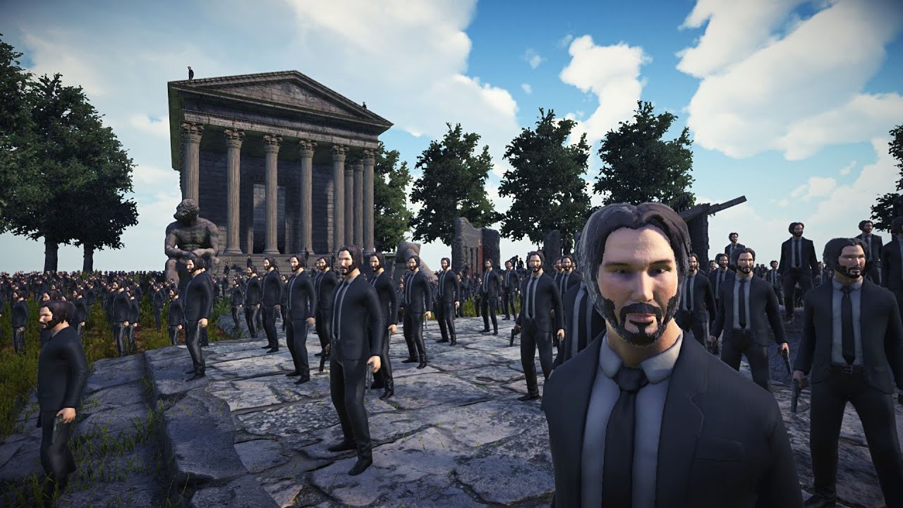 3000 JOHN WICK vs 1 MILLION ZOMBIES UEBS 2 Ultimate Epic Battle Simulator 2