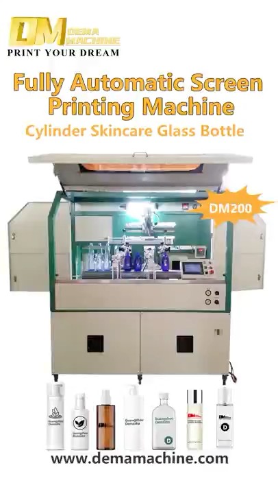 DEMA Machine Fully Automatic Screen Printing Machine for Skincare ...