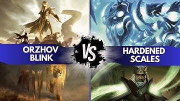 Hardened Scales vs Orzhov Blink | Modern Paper Gameplay