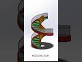 Unique Spirit Staircase Design in Solidworks #solidworks #cad #design #education #engineering #viral