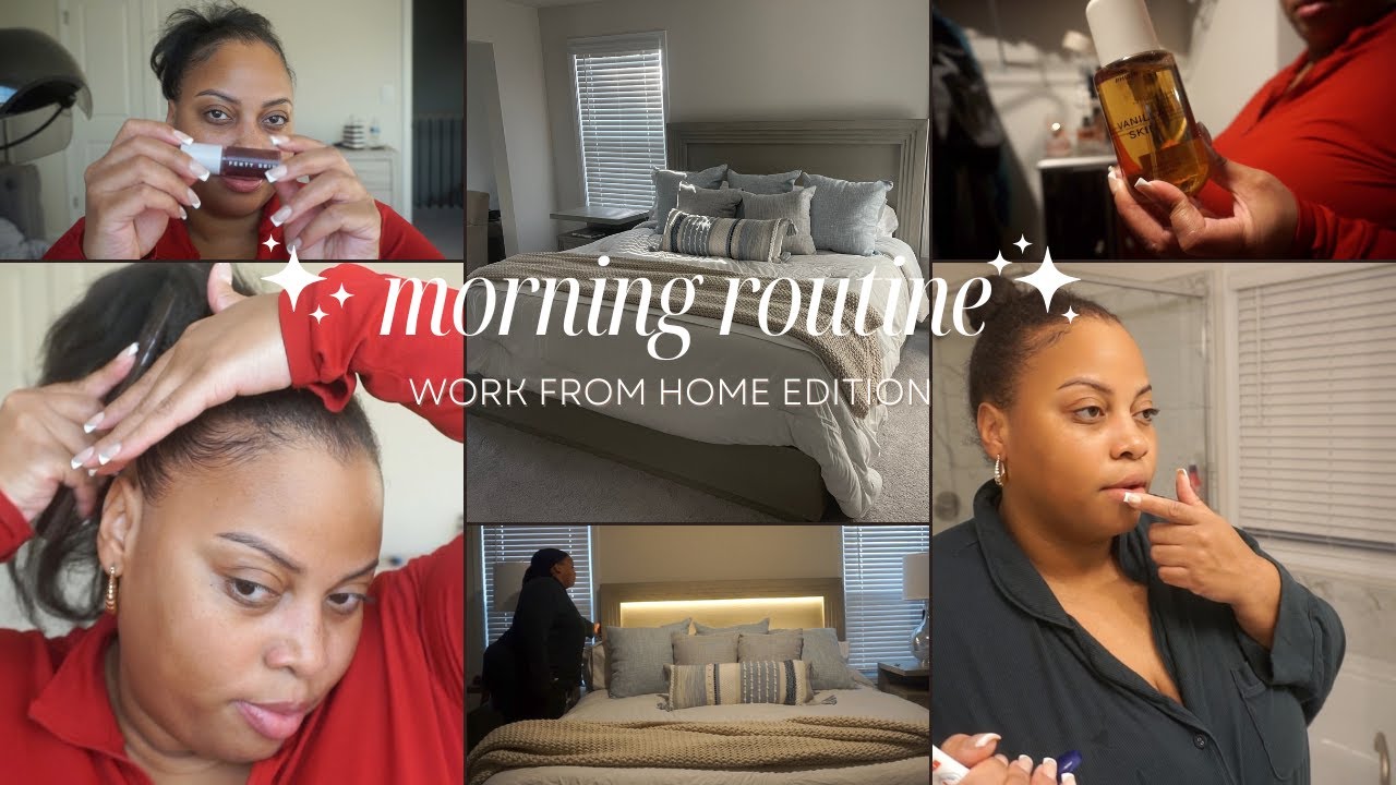 REALISTIC Morning Routine | Work from home edition