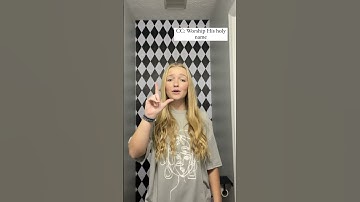 Thumbnail of 10000 Reasons by Matt Redman in Sign Language (Not a Teacher) #songcover #asl #worshipsongs