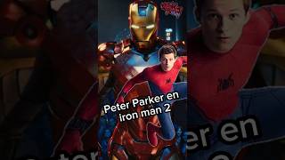 Peter Parker en iron man 2 #marvel #spiderman #viralvideo