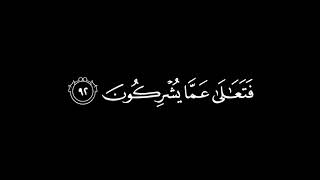 ﴿قل لمن الأرض ومن فيها إن كنتم﴾ 🍁كرومات قرآن كريم شاشة سوداء🍁 القارئ ياسر الدوسري   🍁 سورة المؤمنون