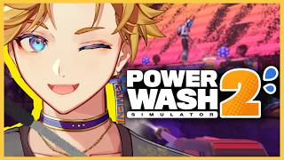 【POWERWASH SIMULATOR 2】THE WASHING IS CLEAN 【NIJISANJI EN | Yu Q. Wilson】