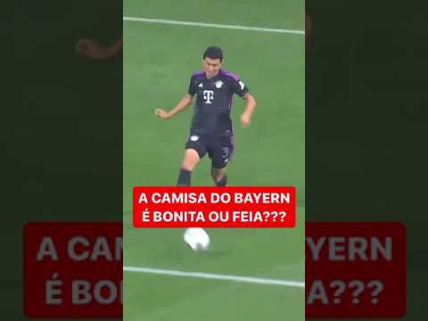 A CAMISA DO BAYERN É BONITA OU FEIA? O CAZÉ FICOU NA DÚVIDA POR AQUI. E POR AÍ? QUAL A SUA OPINIÃO?