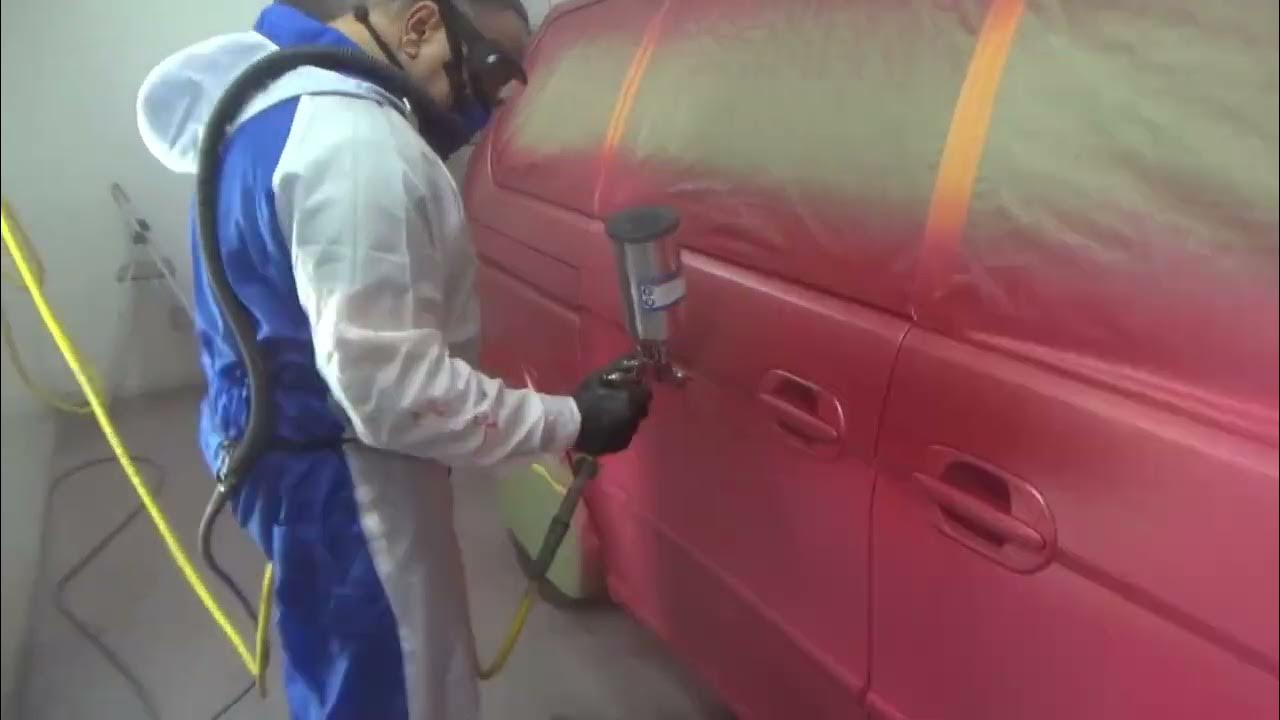 Earl Scheib Paint & Body Auto Painting Base Coat YouTube