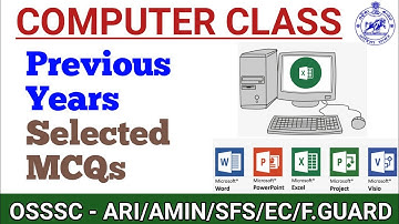 Computer Previous Years Solved MCQs For OSSSC Group-C exam || ARI,Amin,SFS,EC, Forest Guard ||