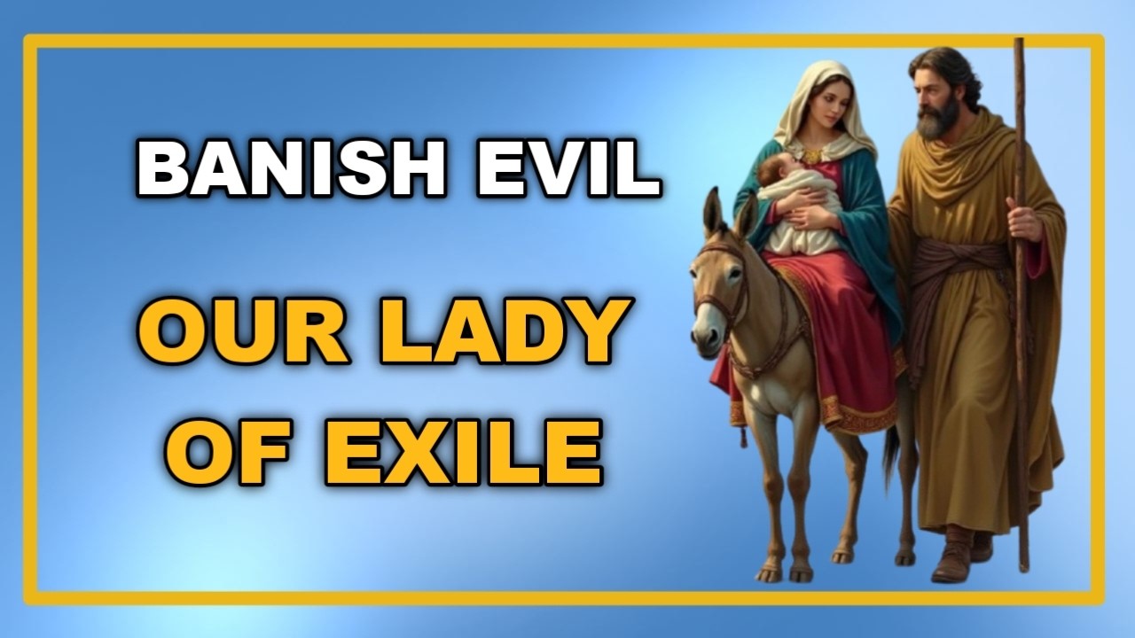 Our Lady of Exile delivers you from all evil.