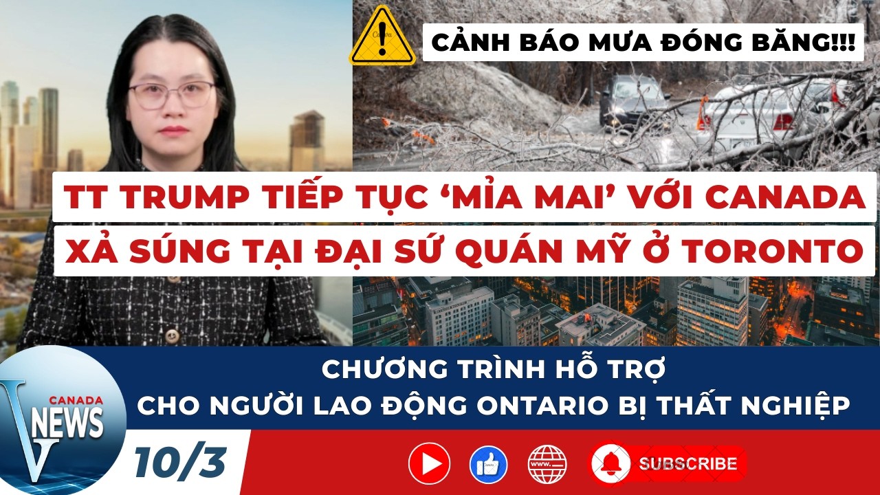 🔴CẢNH BÁO MƯA ĐÓNG BĂNG; Hỗ trợ mới cho người lao động bị ảnh hưởng bởi thuế quan