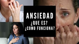 Ansiedad, ¿Qué es? y ¿Cómo funciona?