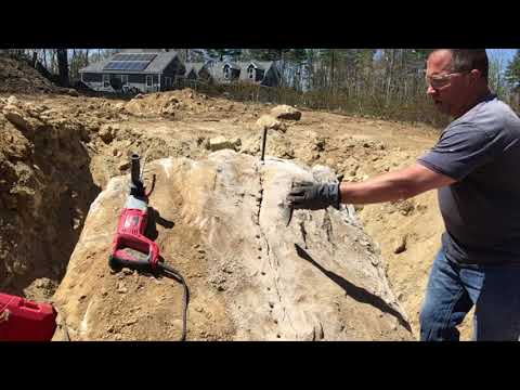 How To Crack A 2500 lbs Rock In Half
