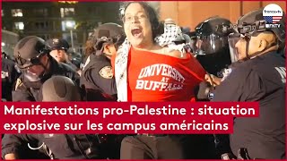 Manifestations pro-Palestine : situation explosive sur les campus américains