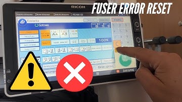 Reset Fusing Error sc544-02 sc554-02 Ricoh MP 2555 3055 3555 4055 5055 6055