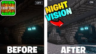 Best Night Vision Pack 😍 for Crafting and Building and MCPE | Craft OMG screenshot 3