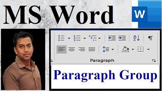 पैराग्राफ Group in Home Tab (Word)