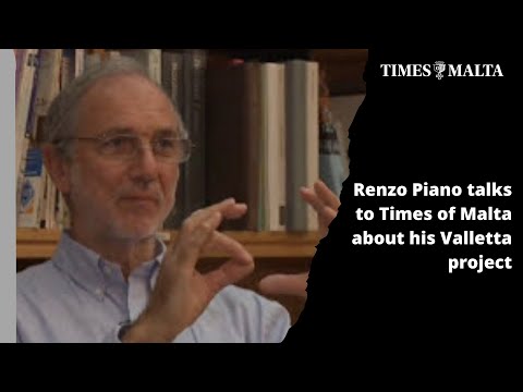 Renzo Piano talks to Times of Malta about his Valletta project