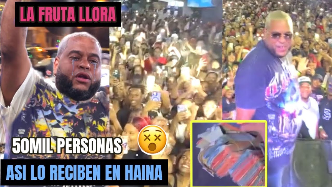 La Fruta Llega de Sorpresa 😰Y Regala 1 Millon De Pesos en su Pueblo De Haina Asi lo Recibieron 