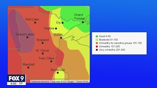 Thick smoke returns to Minnesota at least through Friday | FOX 9 KMSP