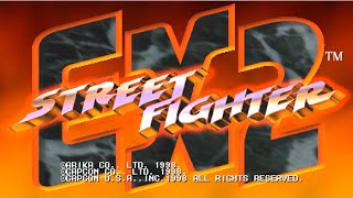 Street Fighter EX2 (Sony ZN2 Arcade Intro and Short Demo)