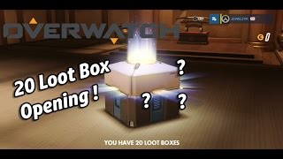 Overwatch 20 Loot box Opening and origin skin overview! - Pink edition