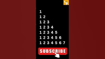 🔢Right Triangle Number Pattern 🔢 in Java #shorts #shortsfeed