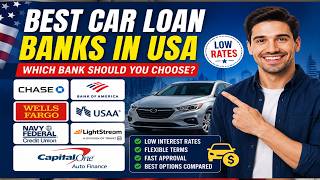 Best Car Loan Banks in USA 2026 🇺🇸 | Top Auto Loan Lenders Compared | Lowest Interest Rates