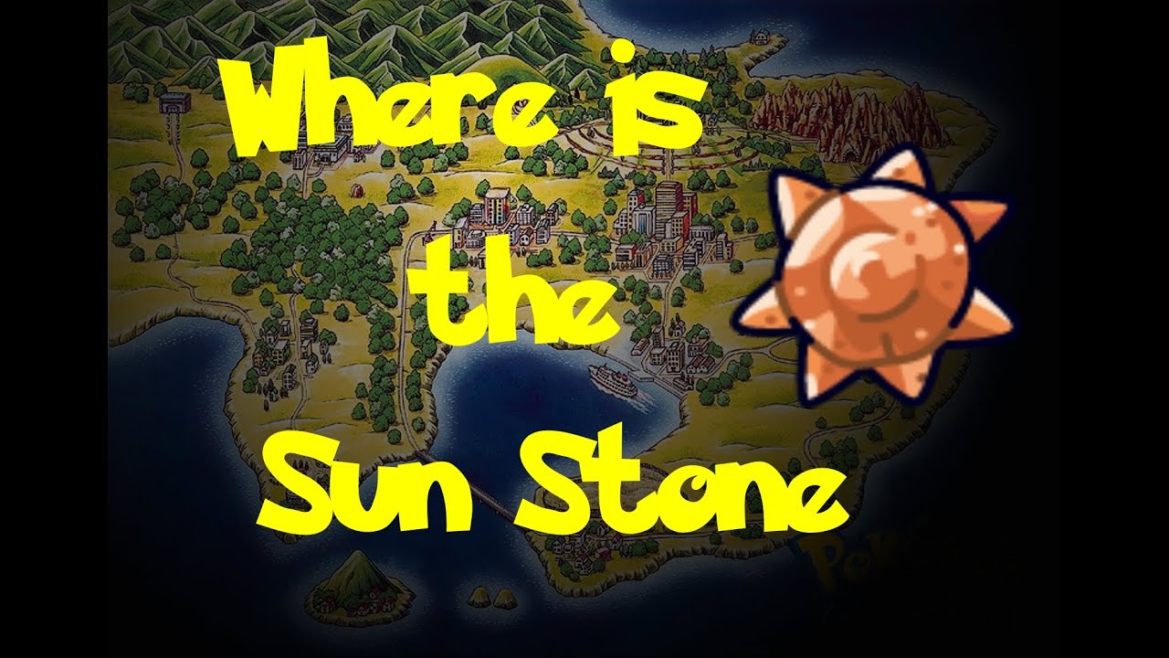 Where Is: The Sun Stone (Pokemon Fire Green) - YouTube