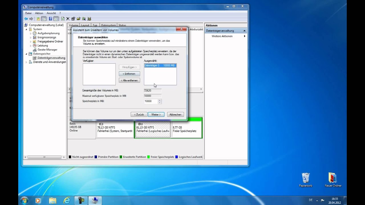 Partition Vergrößern Windows 7 Partition Vergrößern Windows 7