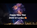 New Year fireworks 2026 🎆 Colombo Port City #newyear2026 #firecracker #galleface  #colombo #srilanka