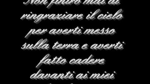 Semplicemente io e te