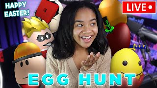 🐇🐣HAPPY almost EASTER! Playing Roblox Egg Hunt Games +more!🐇🐣