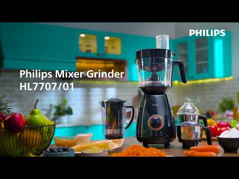 Mixer Grinder Food Processor Juicer Do Grinding Grating Slicing Atta kneading HL7707/01