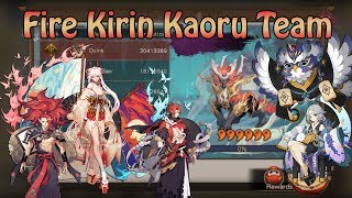 Onmyoji Global - Fire Kirin 30M dmg. Kaoru Team