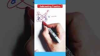 #how to subtract fractions #butterfly method #trending  #maths #trending