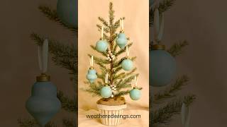 DIY Faux Velvet Ornaments