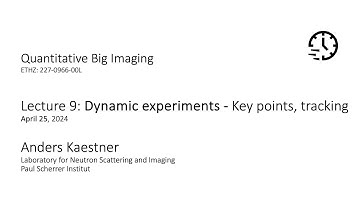 QBI2024 Lecture 9 - Dynamic experiments - Part 1