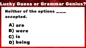 65 Mixed Grammar Questions Can You Get Them All Right | English Practice Test