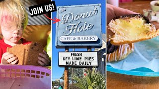 Family Breakfast at the Donut Hole Destin Florida