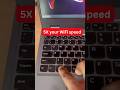 5X your WiFi speed in Windows 11 ⚡#computer #wifipassword #shorts  #viral
