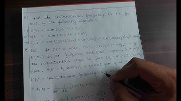Problem 1 | Frequency Modulation Problems || Analog Communication ||In Hindi