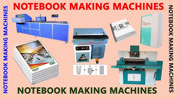 NOTEBOOK MAKING MACHINES 09814312452