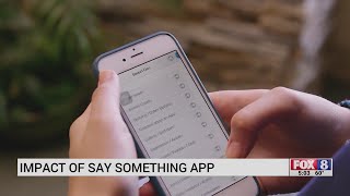 Impact of Say Something app at local schools