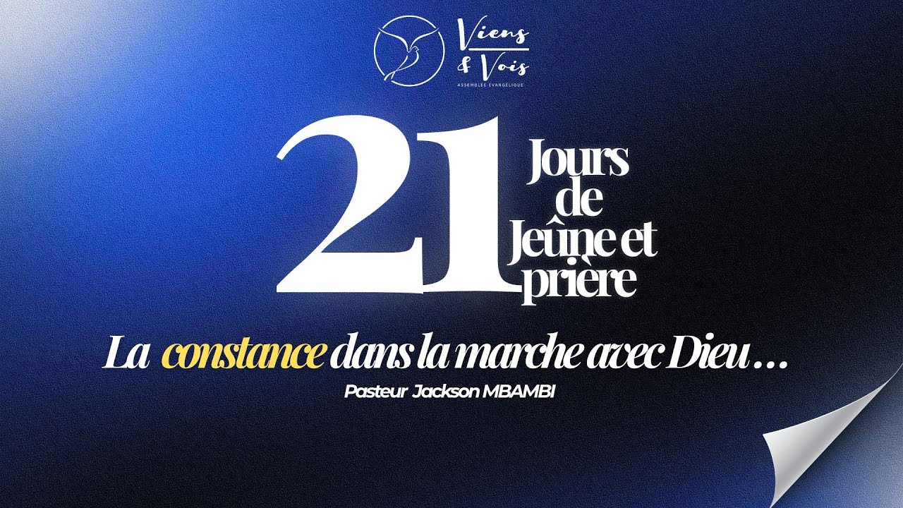 AEVV TV - La Constance dans la marche avec Dieu - Pasteur Jackson Mbambi ( Partie 2 )